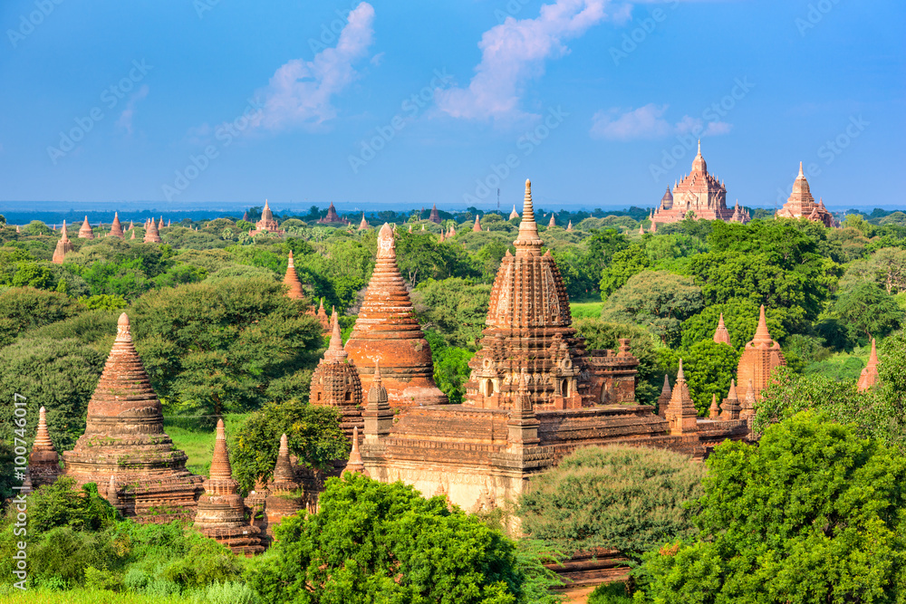 Bagan, Myanmar Ancient Buddhist Temples.
