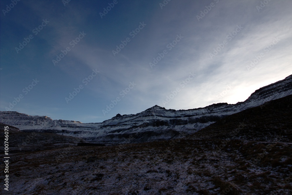 The wilderness of the Faroe Islands 