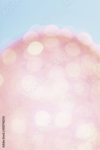 Defocused red lights during...