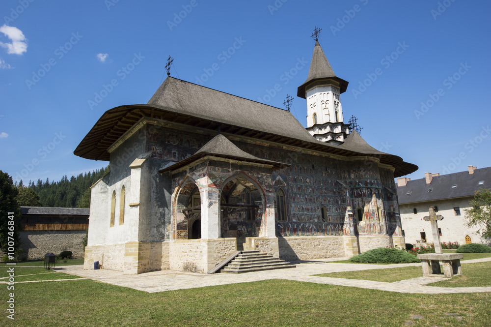 Painted church in Moldavia Painted church in Moldavia