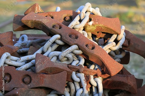 Obraz na płótnie Recyclage industriel w salonie