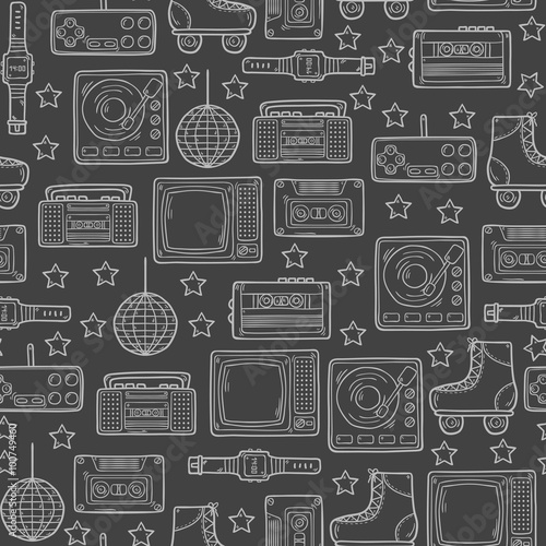 Retro 80s background