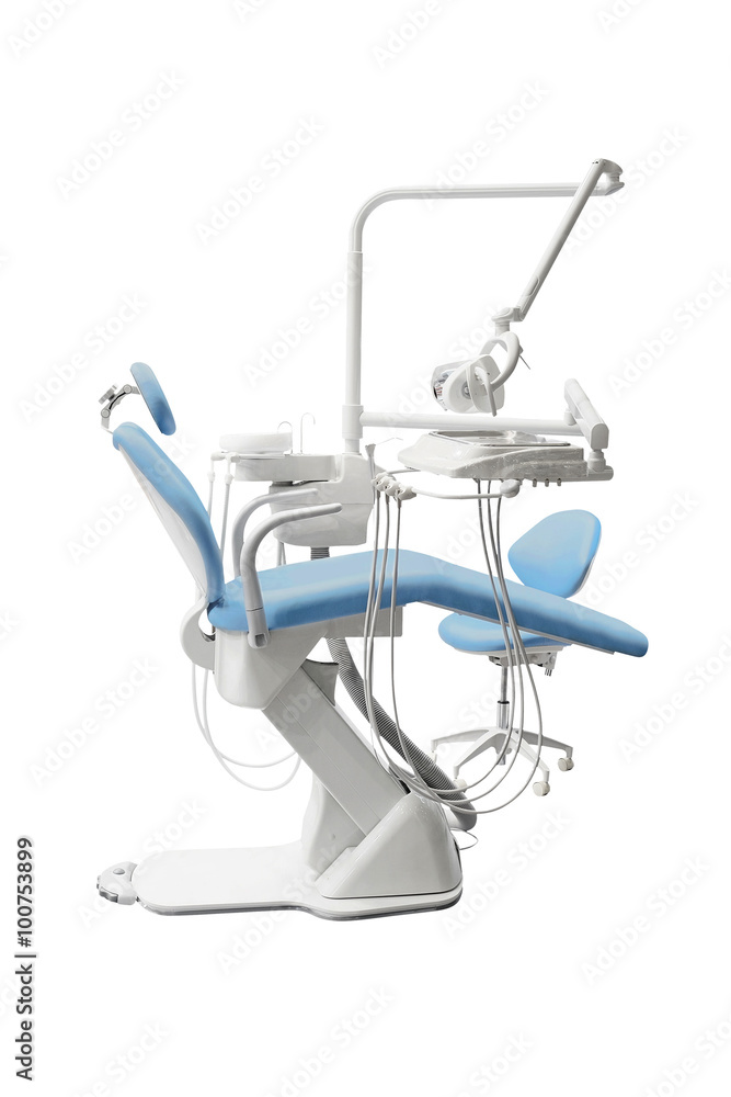 dental chair isolated under the white background dental chair isolated under the white background