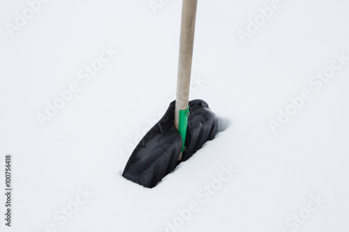 a guy with a shovel photo