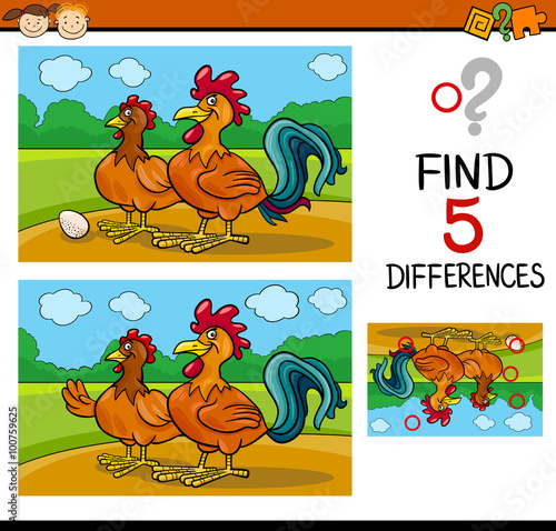 task of differences for child