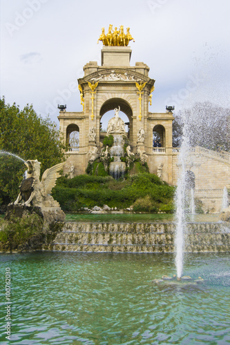 Fuente del Parque de la Ciudadela en Barcelona