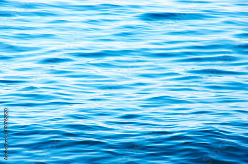 Blue sea water background