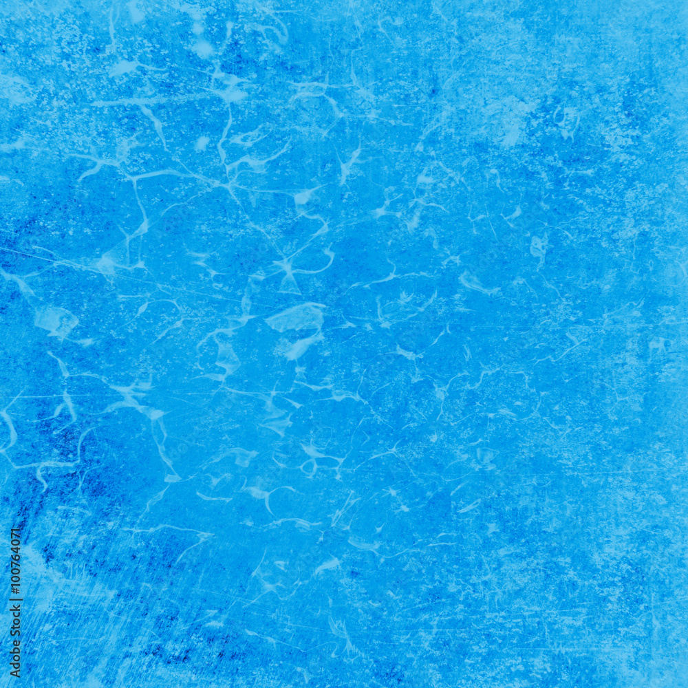 Grunge blue wall background or texture