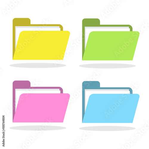 folder icon flat style