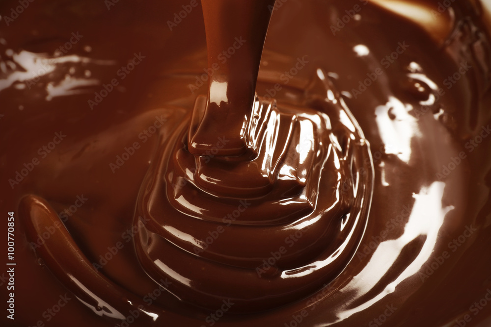 Chocolate as background