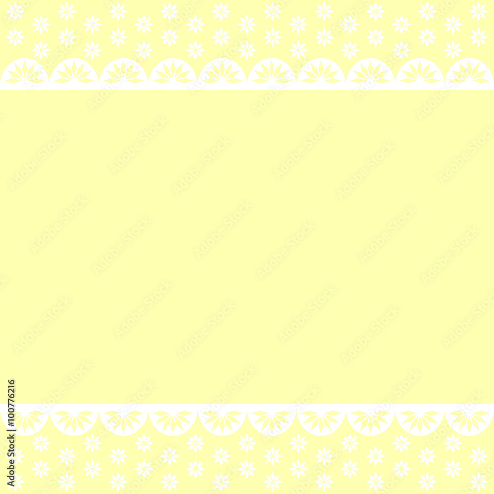 Romantic yellow background