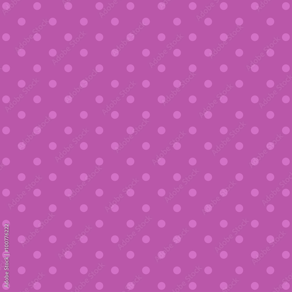 Geometric lilac polka dot pattern.