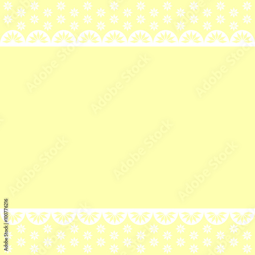 Romantic yellow background