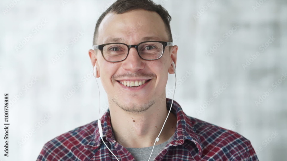 Portrait of happy handsome young man Portrait of happy handsome young man