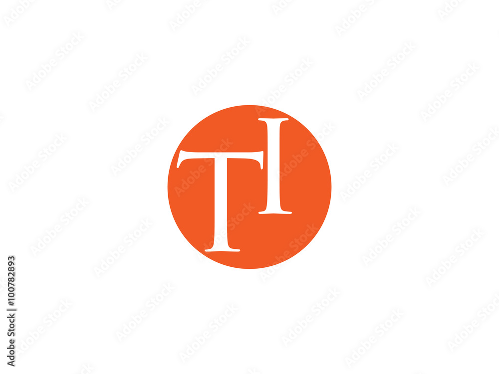 Double TI letter logo Double TI letter logo