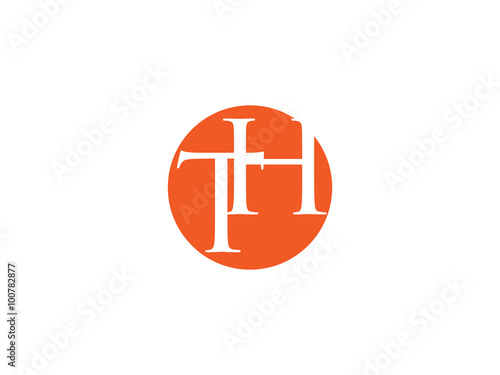 Double TH letter logo