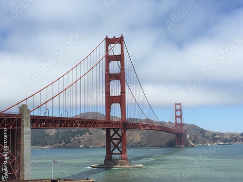 View of Golden Gate Bridge San Francisco