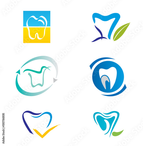 Ensemble d'Icônes Dents / Dentiste pour Design Logos