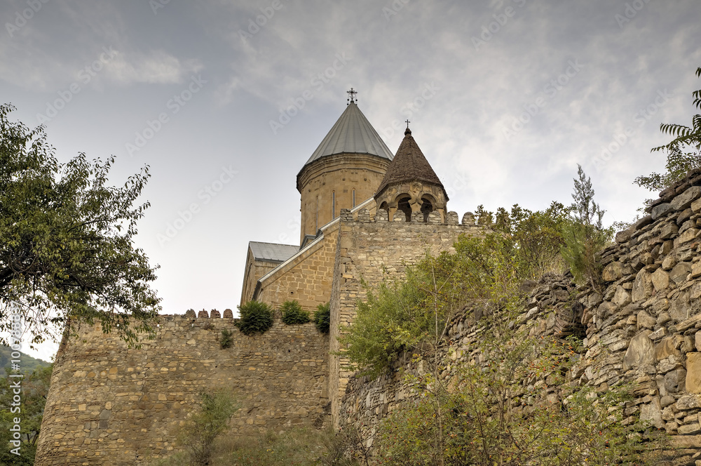 Medieval Ananuri Castle. Georgia Medieval Ananuri Castle. Georgia