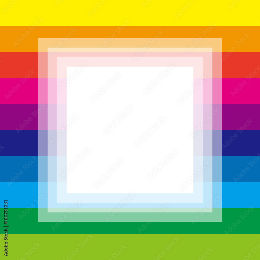 背景素材壁紙 虹色 レインボーカラー カラフル 縞 ストライプ 枠 フレーム 余白 コピースペース Stock ベクター Adobe Stock