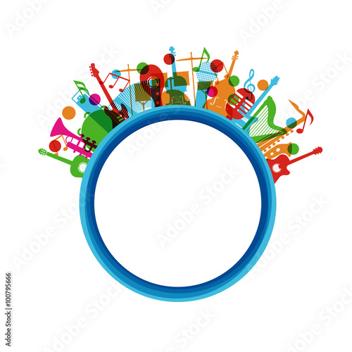 colorful music instrument