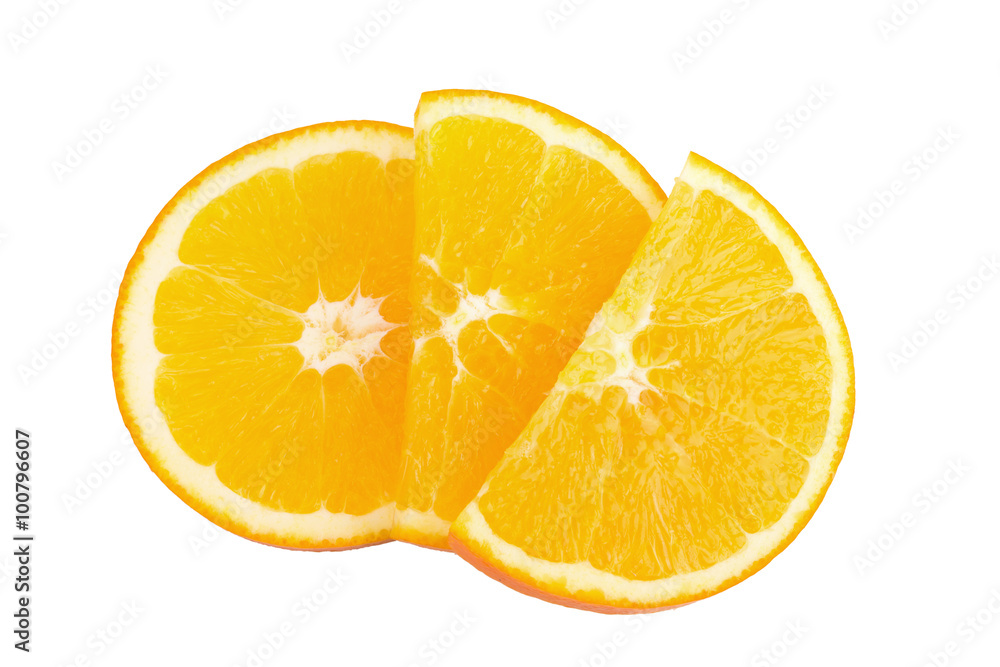 Ripe orange isolated on white background Ripe orange isolated on white background