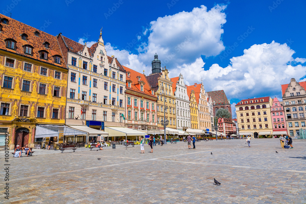 Obraz premium Wroclawr, Market Square