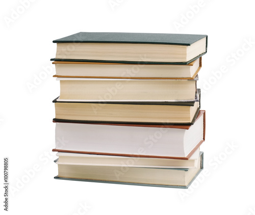 Stack of thick books