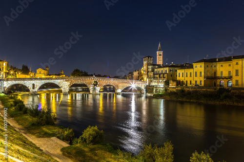 Bridge in Verona, Italy,