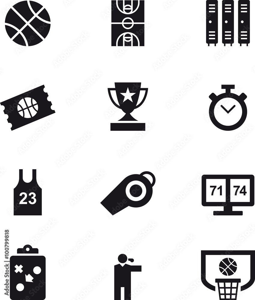 BASKETBALL icons BASKETBALL icons