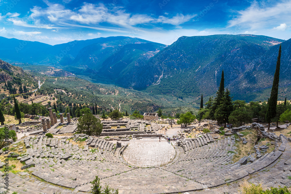 Ancient theater in Delphi