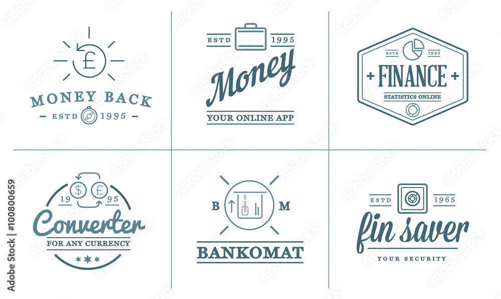 Set of Vector Finance Elements and Money Business as Illustration can be used as Logo or Icon in premium quality Set of Vector Finance Elements and Money Business as Illustration can be used as Logo or Icon in premium quality