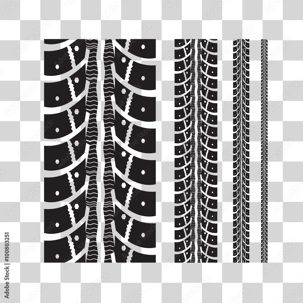Obraz premium Tire tracks