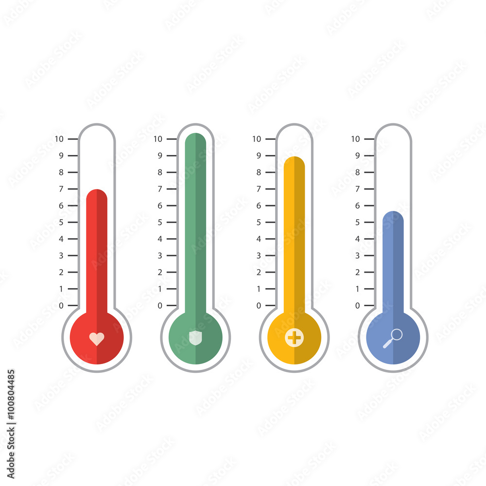 thermometer infographic thermometer infographic