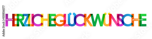 Herzliche Glückwunsch Karte