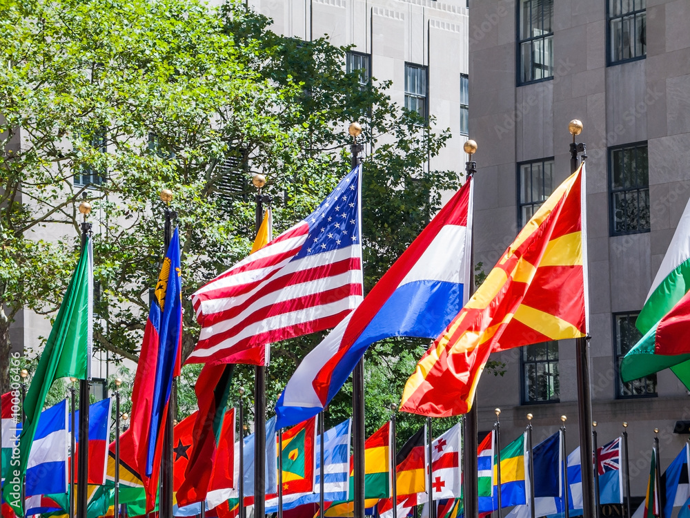 Obraz premium Flags of Nations