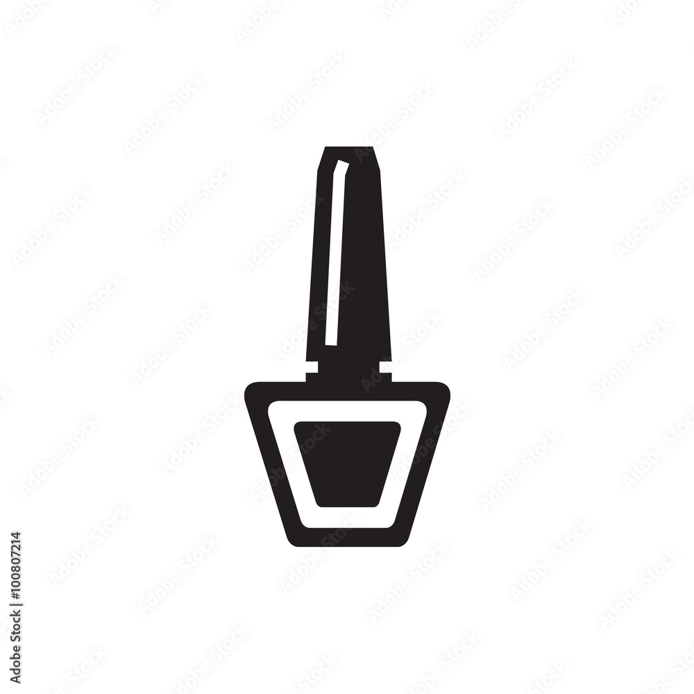 NAIL POLISH BOTTLE SILHOUETTE VECTOR NAIL POLISH BOTTLE SILHOUETTE VECTOR