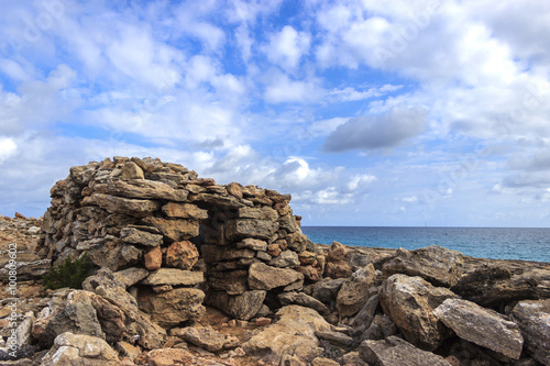 Wallpaper Mural Stone shelter, Cap Ses Salines, Mallorca, Spain. Torontodigital.ca