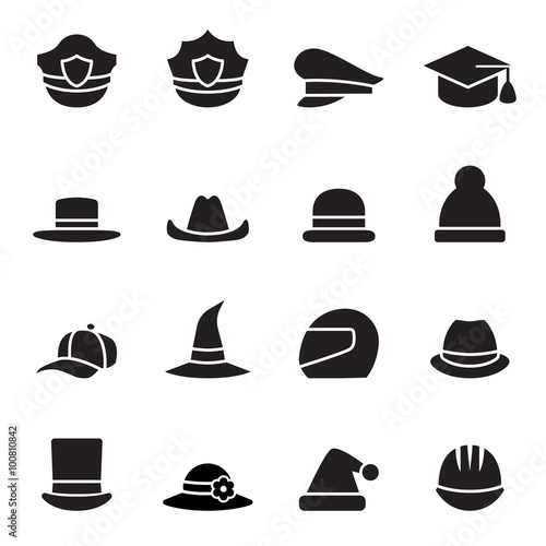 collection of black hat