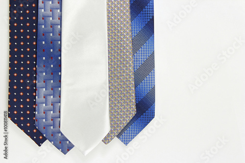 More ties on white