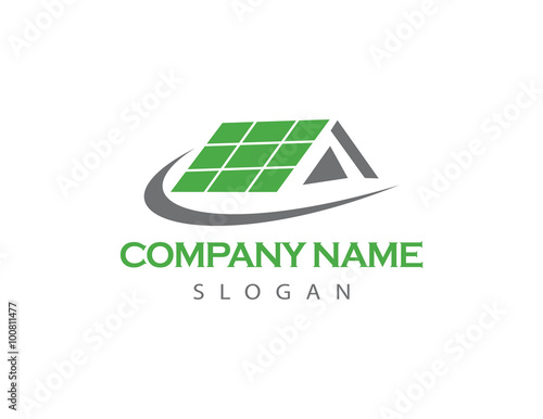 Solar house logo