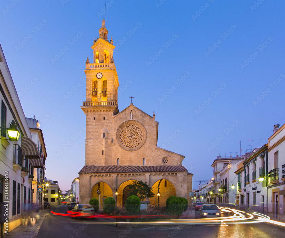 CORDOBA, SPAIN - MAY 27, 2015: The gothic - mudejar church Iglesia de San Lorenzo