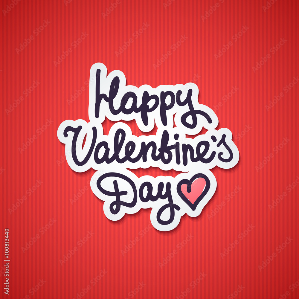 Fototapeta premium happy valentine's day
