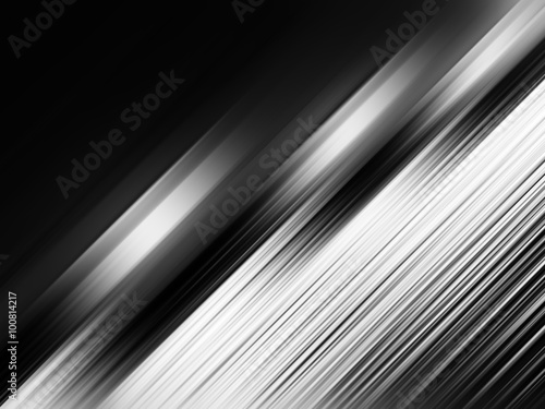 Abstract black and white stripes background with motion blur effect