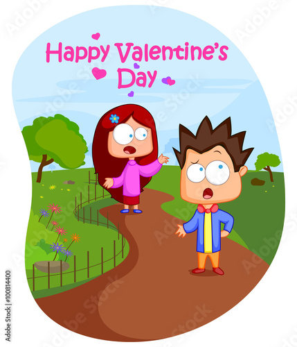 Love couple in Valentine's day
