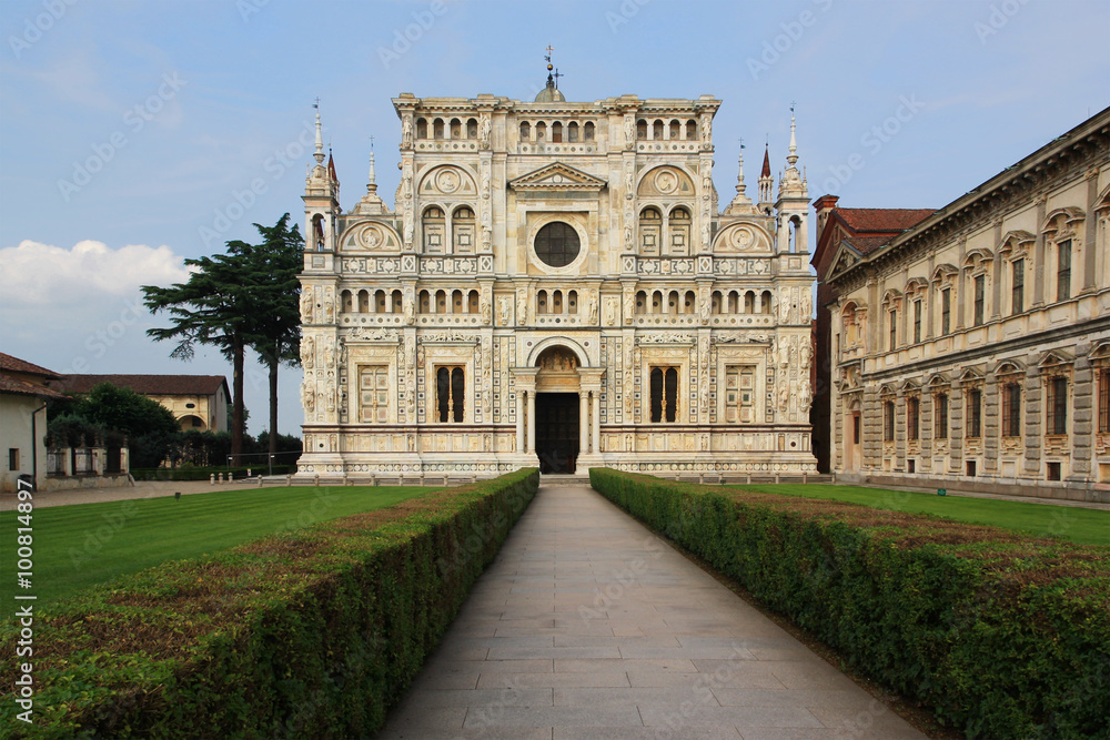 View of Certosa di Pavia