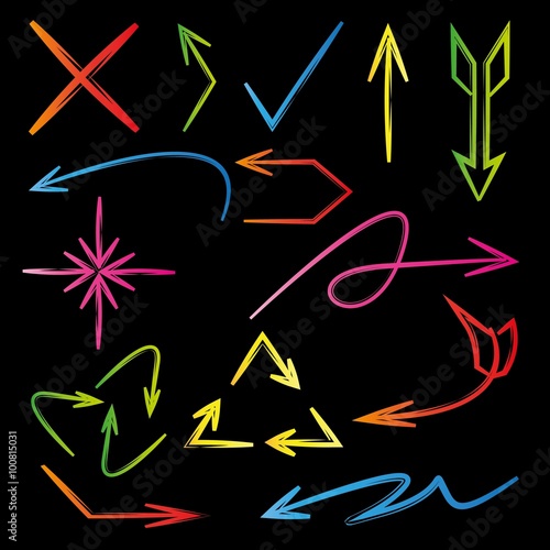 colorful arrows