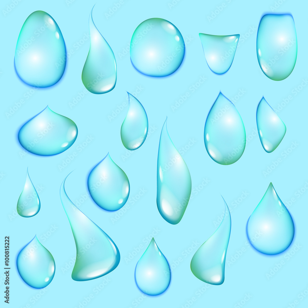 Blue abstract background with drops and copy space - no transparency applied Blue abstract background with drops and copy space - no transparency applied