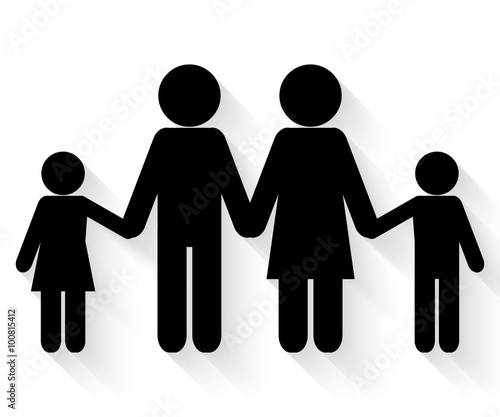 Family icon vector