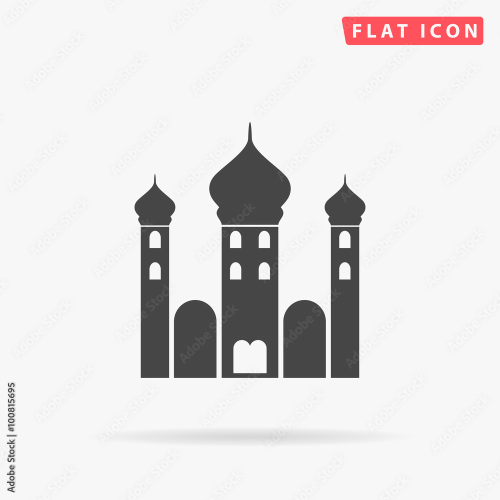 Mosque simple flat icon